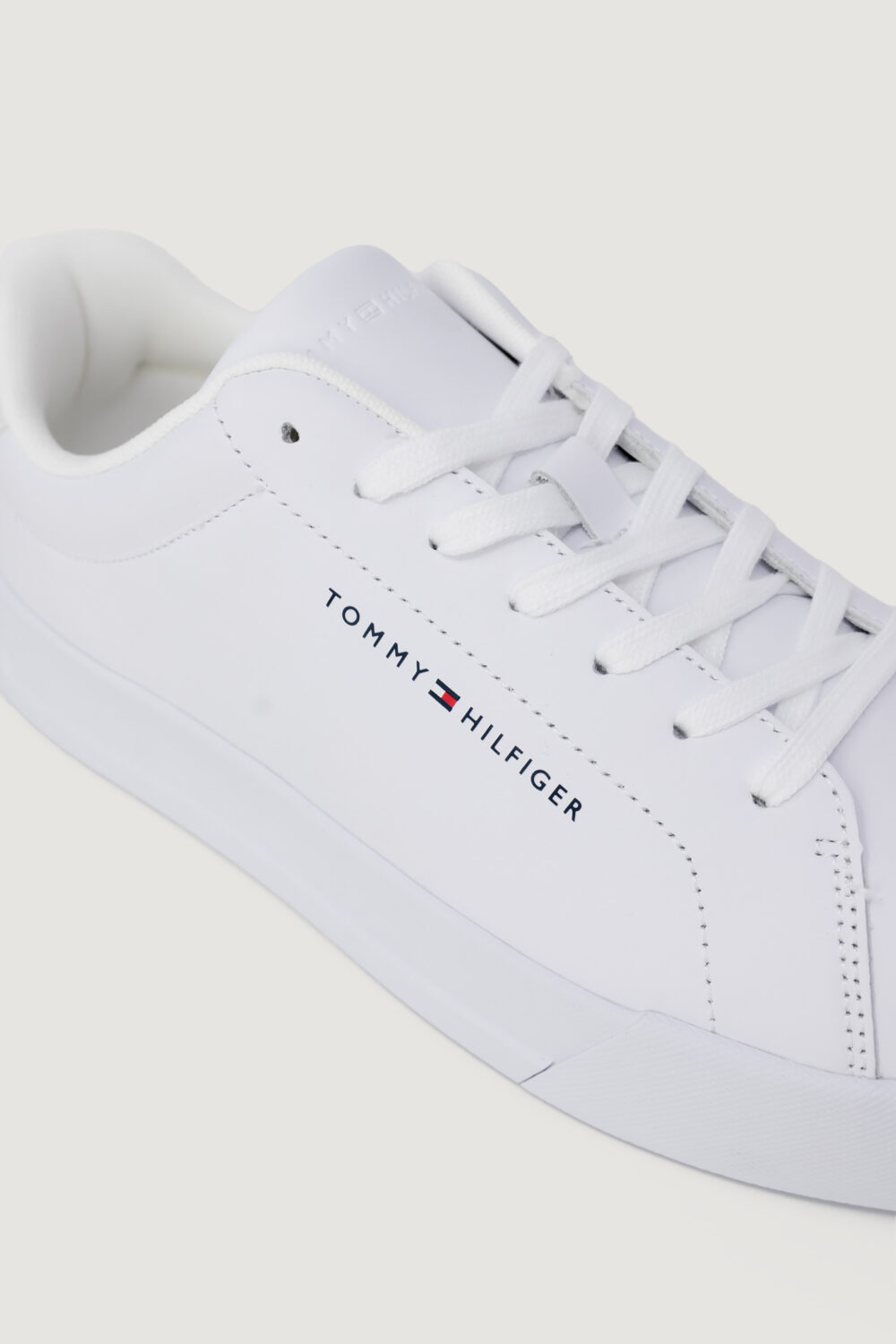 Sneakers Tommy Hilfiger COURT LEATHER Bianco - Foto 3