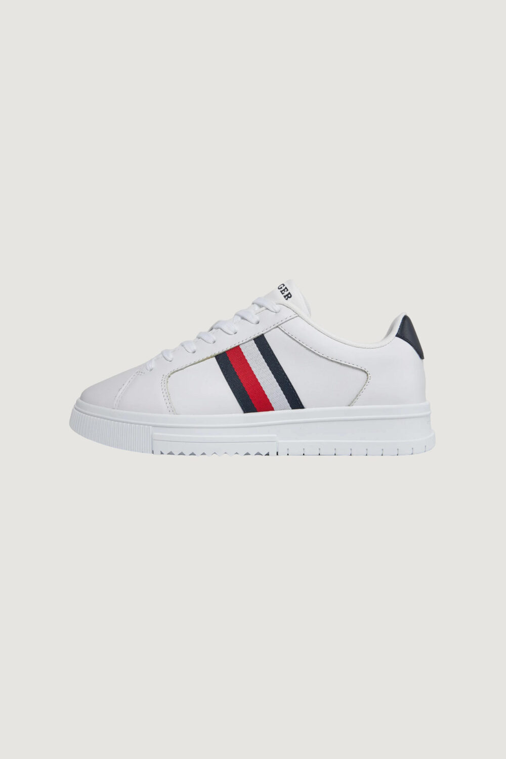 Sneakers Tommy Hilfiger SUPERCUP LTH STRIPES Bianco - Foto 2