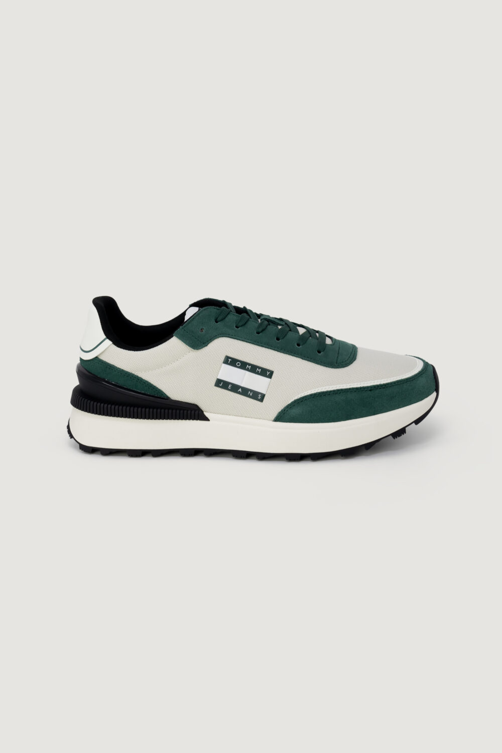 Sneakers Tommy Hilfiger Jeans TECHNICAL RUNNER Verde Scuro - Foto 1