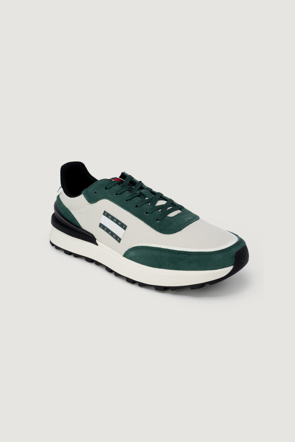 Sneakers Tommy Hilfiger Jeans TECHNICAL RUNNER Verde Scuro - Foto 2