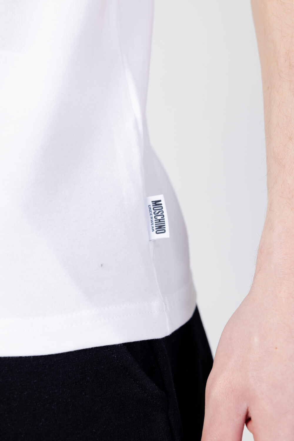 T-shirt intimo Moschino Underwear  Bianco - Foto 4