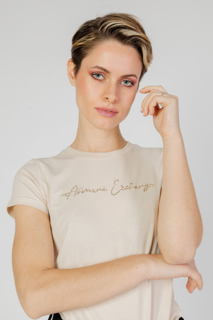 T-shirt Armani Exchange  Beige