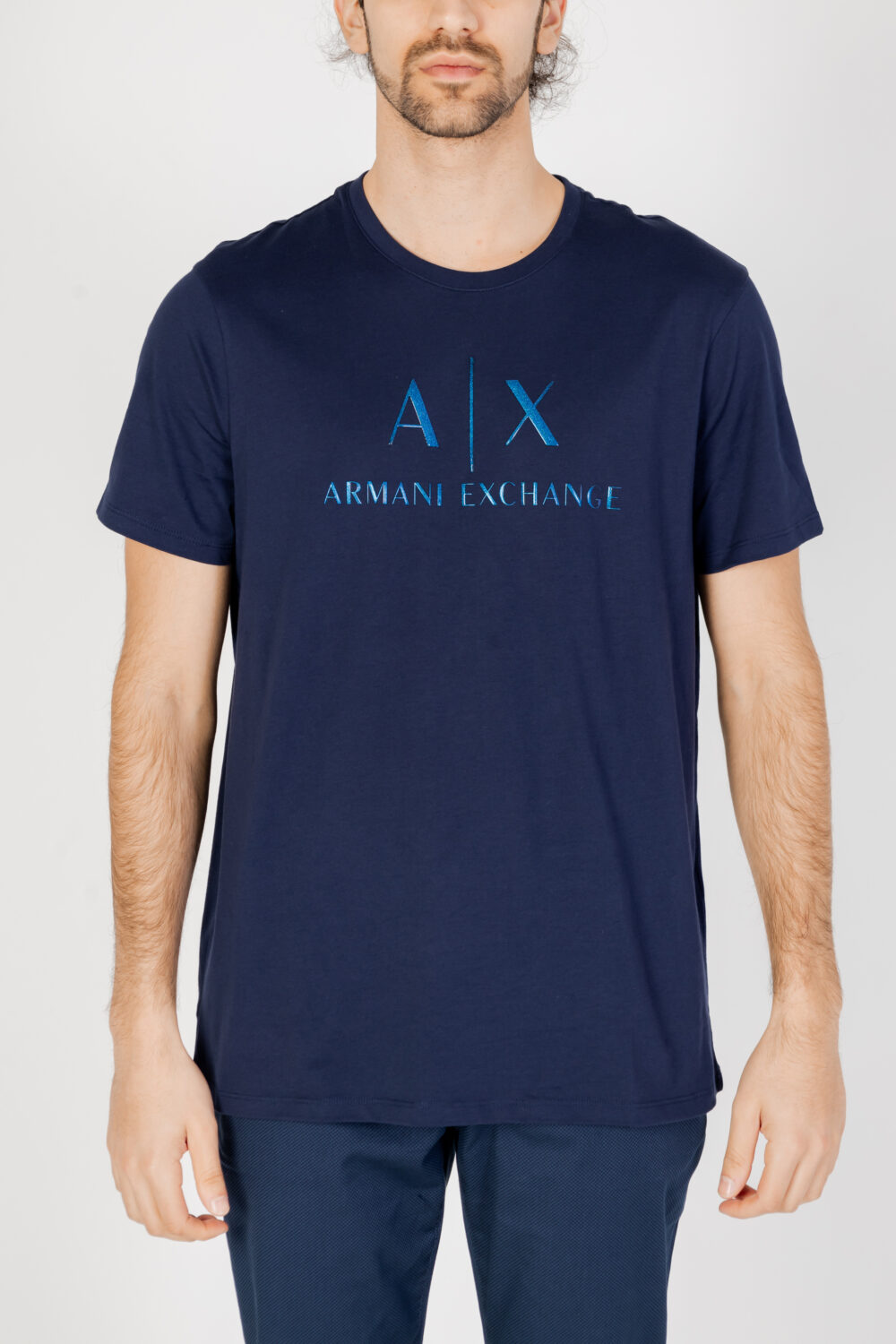T-shirt Armani Exchange  Blu - Foto 5