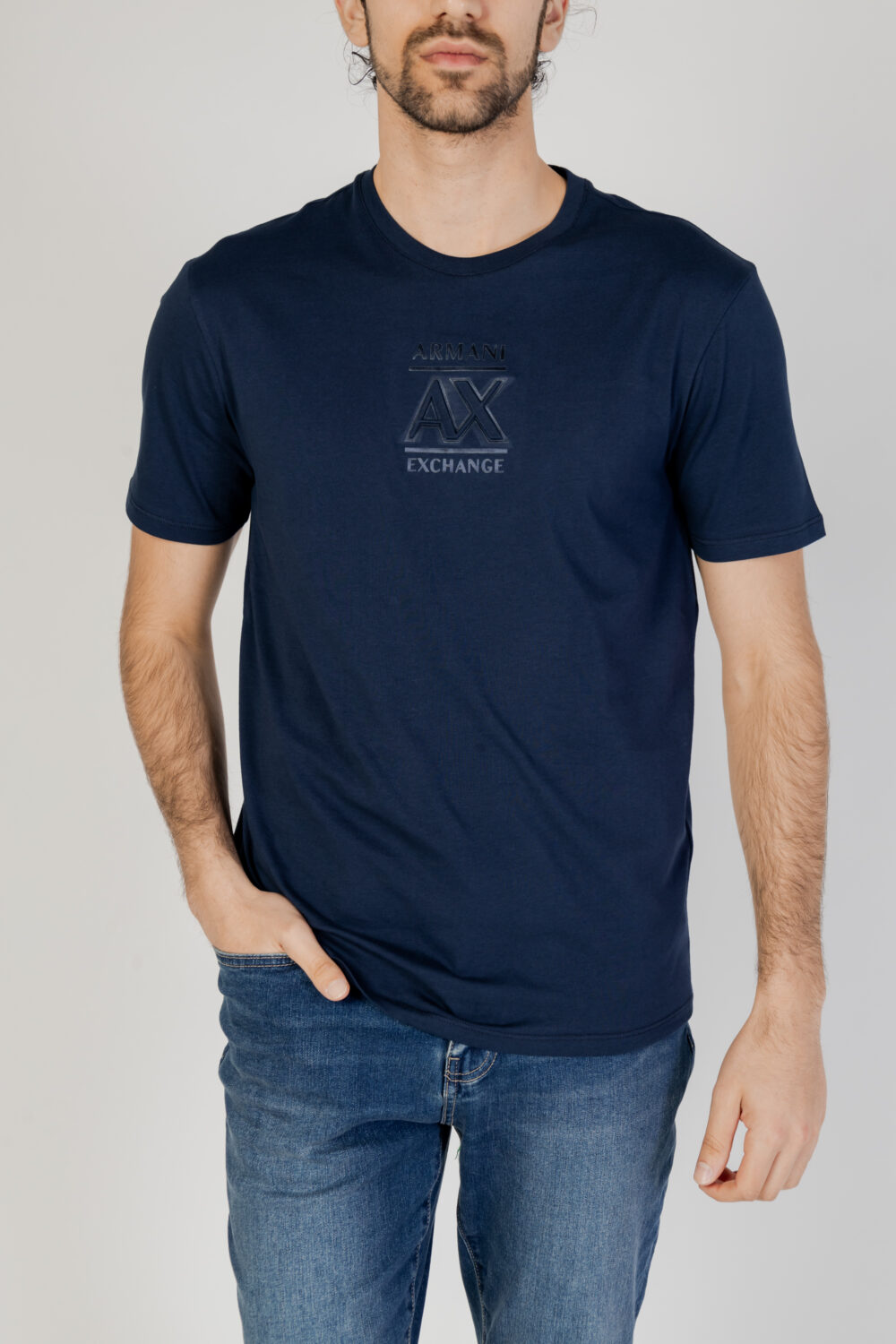 T-shirt Armani Exchange  Blue scuro - Foto 1
