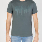 T-shirt Armani Exchange  Verde Oliva - Foto 5