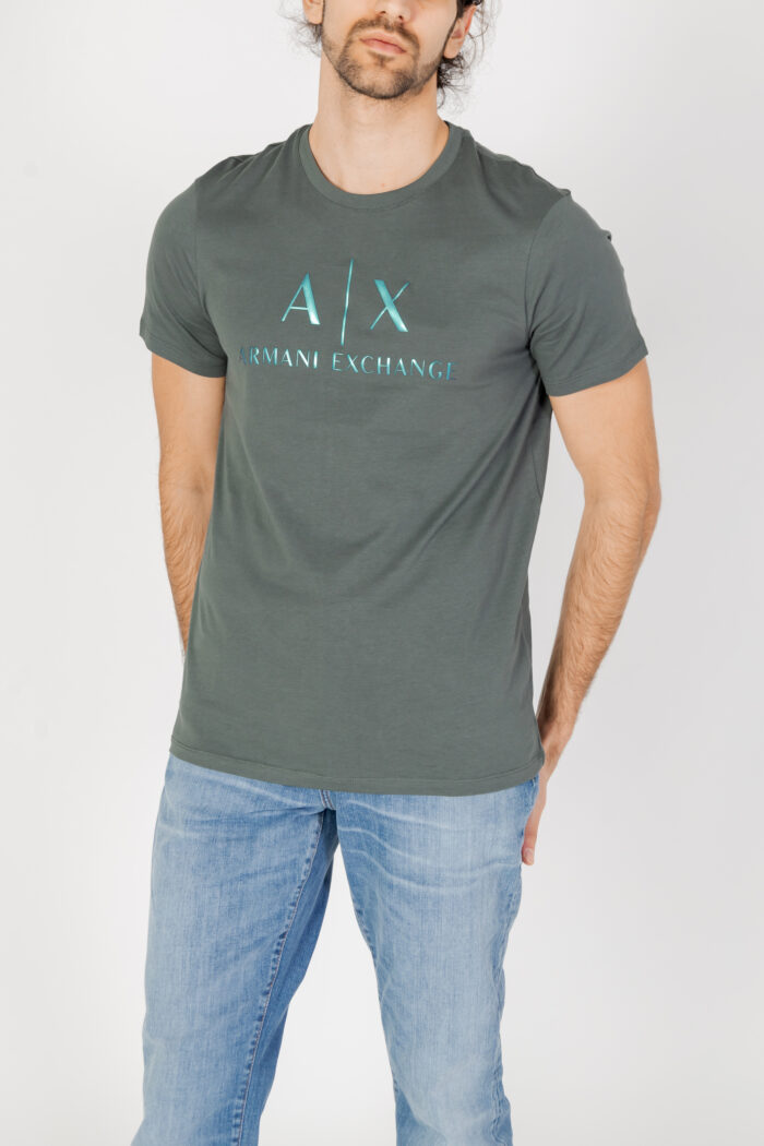 T-shirt Armani Exchange  Verde Oliva