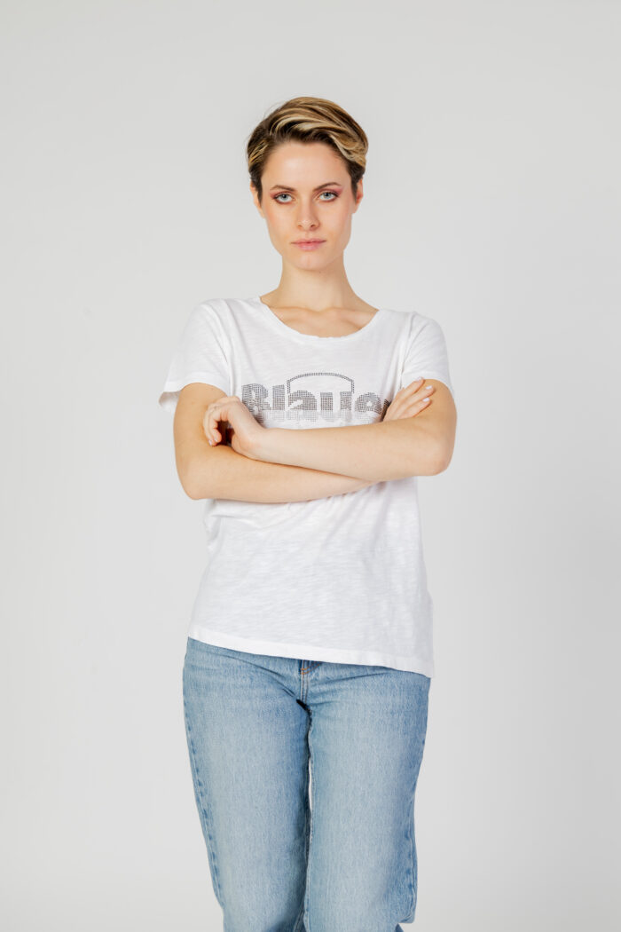 T-shirt Blauer  Bianco