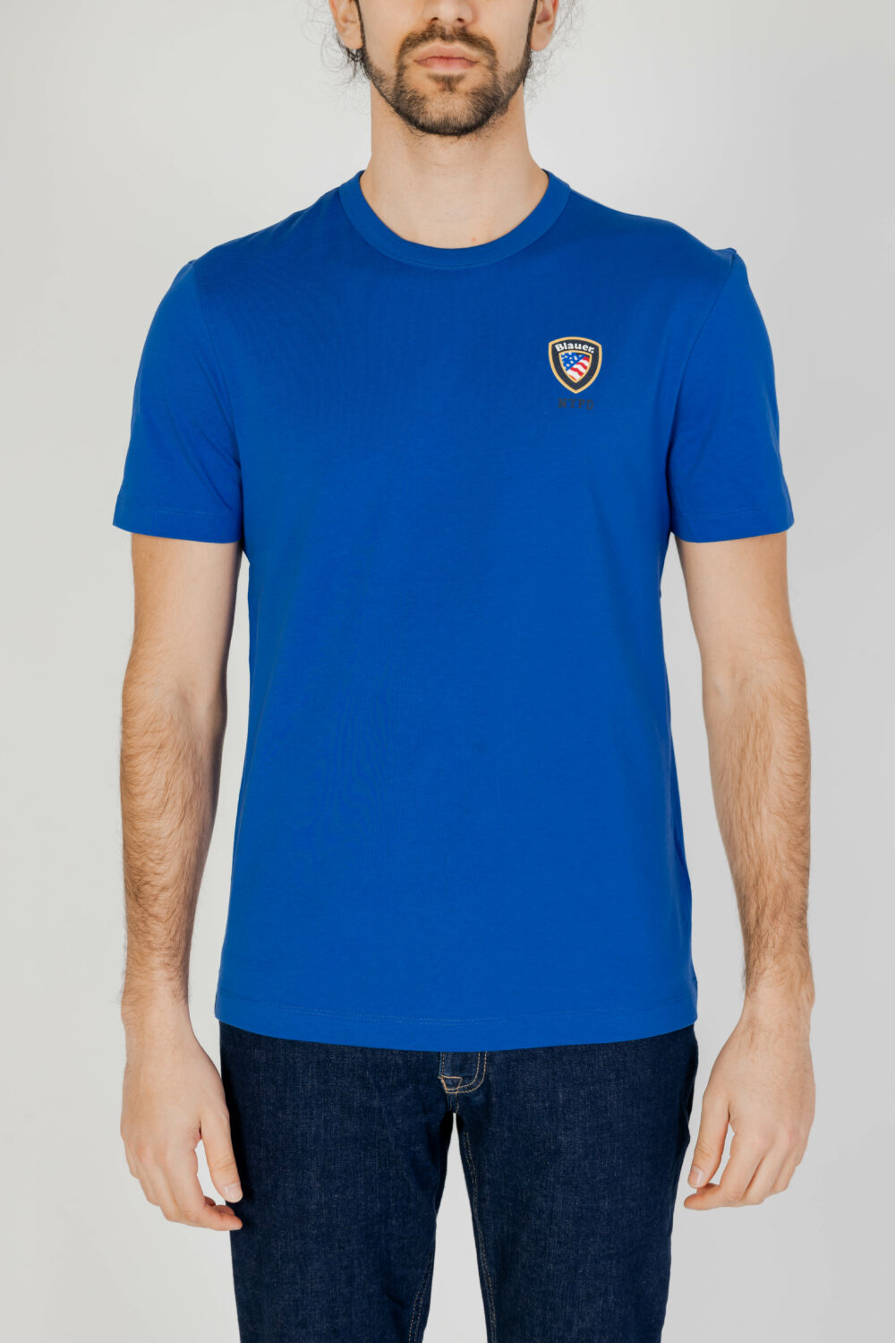 T-shirt Blauer.  Blu - Foto 4