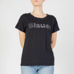 T-shirt Blauer.  Nero - Foto 4