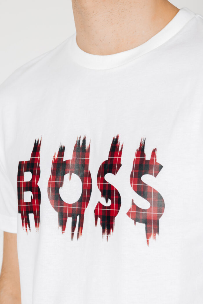 T-shirt Boss Teeheavyboss 10254276 01 Bianco