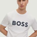 T-shirt Boss THINKING 1 Bianco - Foto 2