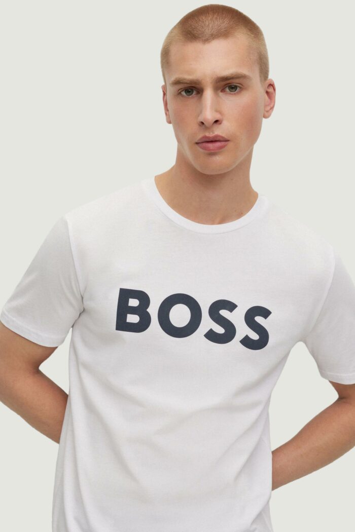 T-shirt Boss THINKING 1 Bianco