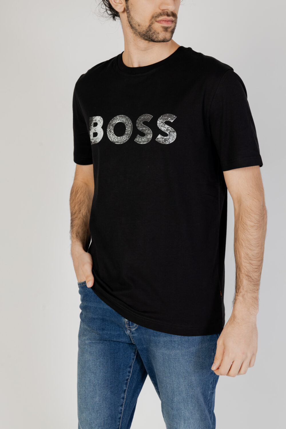 T-shirt Boss Te_Bossocean 10249510 01 Nero - Foto 1