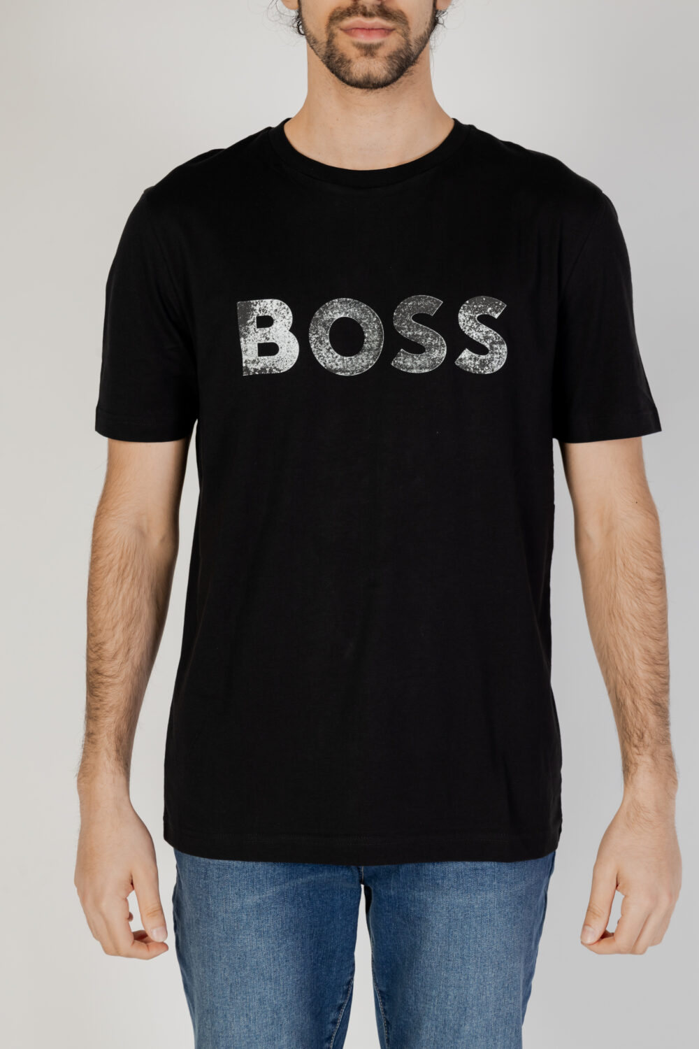 T-shirt Boss Te_Bossocean 10249510 01 Nero - Foto 4
