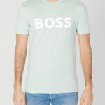 T-shirt Boss THINKING 1 Turchese - Foto 5