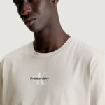 T-shirt Calvin Klein Jeans MONOLOGO REGULAR Beige - Foto 2