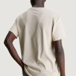 T-shirt Calvin Klein Jeans MONOLOGO REGULAR Beige - Foto 3