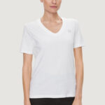 T-shirt Calvin Klein Jeans EMBRO BADGE V-NEC Bianco - Foto 1