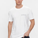 T-shirt Calvin Klein Jeans INSTITUTIONAL Bianco - Foto 1