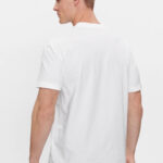 T-shirt Calvin Klein Jeans INSTITUTIONAL Bianco - Foto 3