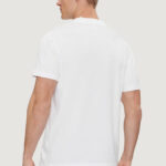 T-shirt Calvin Klein Jeans LOGO REPEAT Bianco - Foto 3