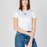 T-shirt Calvin Klein Jeans MONOLOGO BABY Bianco - Foto 1