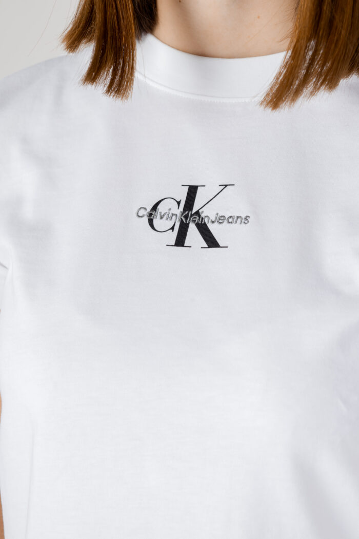 T-shirt Calvin Klein MONOLOGO BABY Bianco
