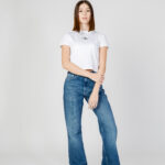 T-shirt Calvin Klein Jeans MONOLOGO BABY Bianco - Foto 4