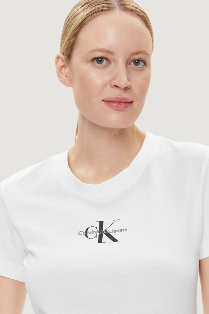 T-shirt Calvin Klein MONOLOGO Bianco