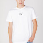 T-shirt Calvin Klein Jeans MONOLOGO REGULAR Bianco - Foto 1