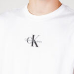 T-shirt Calvin Klein Jeans MONOLOGO REGULAR Bianco - Foto 2