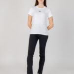 T-shirt Calvin Klein Jeans WOVEN LABEL RIB Bianco - Foto 3