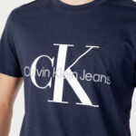 T-shirt Calvin Klein Jeans CORE MONOGRAM SLIM TEE Blu - Foto 2