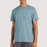 T-shirt Calvin Klein Jeans EMBRO BADGE Blu marine - Foto 1