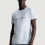 T-shirt Calvin Klein Jeans SEASONAL MONOLOGO Celeste - Foto 1