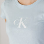 T-shirt Calvin Klein Jeans SEQUIN Celeste - Foto 2
