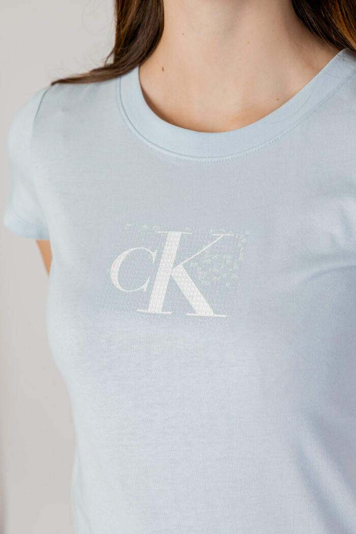 T-shirt Calvin Klein SEQUIN Celeste
