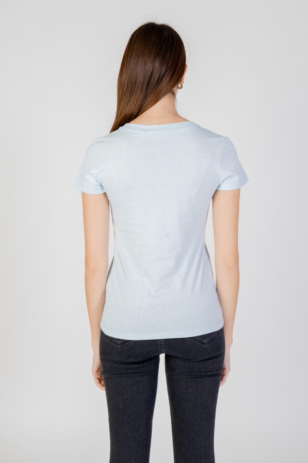 T-shirt Calvin Klein Jeans SEQUIN Celeste - Foto 3
