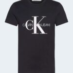 T-shirt Calvin Klein Jeans CORE MONOGRAM SLIM TEE Nero - Foto 4