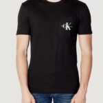 T-shirt Calvin Klein Jeans CORE MONOLOGO POCKET SLIM TEE Nero - Foto 5