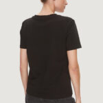 T-shirt Calvin Klein Jeans EMBRO BADGE V-NEC Nero - Foto 3