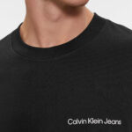 T-shirt Calvin Klein Jeans INSTITUTIONAL Nero - Foto 2