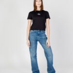 T-shirt Calvin Klein Jeans MONOLOGO BABY Nero - Foto 4