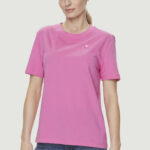 T-shirt Calvin Klein Jeans EMBRO BADGE Rosa - Foto 1
