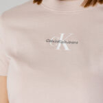 T-shirt Calvin Klein Jeans MONOLOGO BABY Rosa - Foto 2