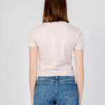 T-shirt Calvin Klein Jeans MONOLOGO BABY Rosa - Foto 3