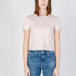 T-shirt Calvin Klein Jeans MONOLOGO BABY Rosa - Foto 5