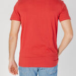 T-shirt Calvin Klein Jeans DISRUPTED OUTLINE Rosso - Foto 3