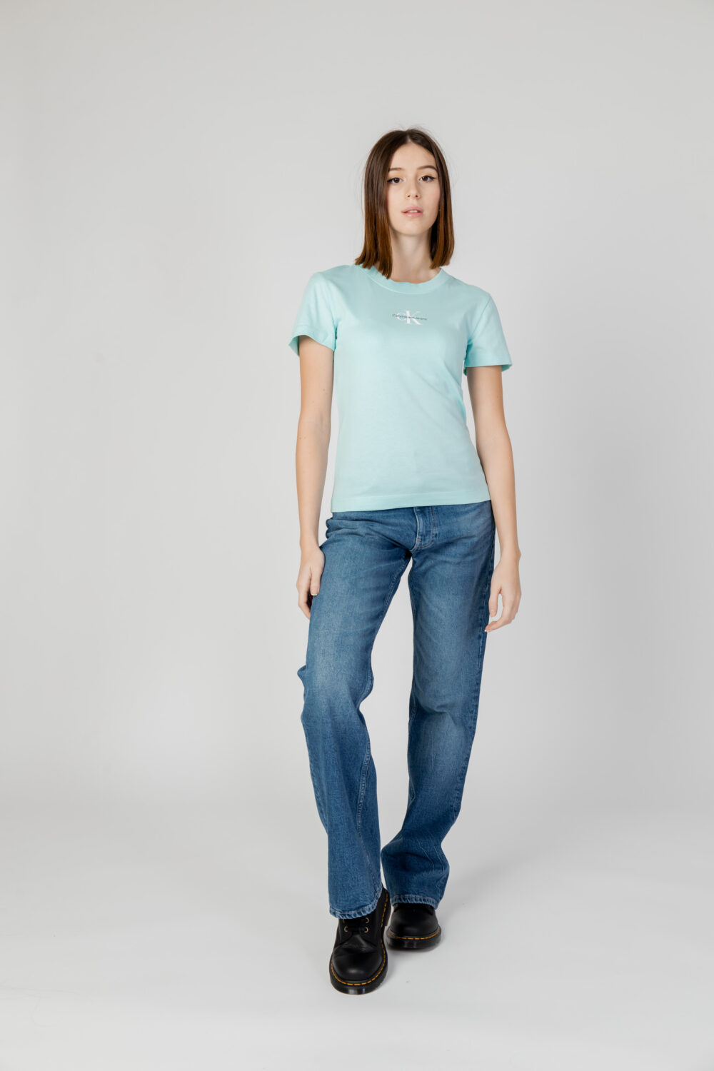 T-shirt Calvin Klein Jeans MONOLOGO Tiffany - Foto 4