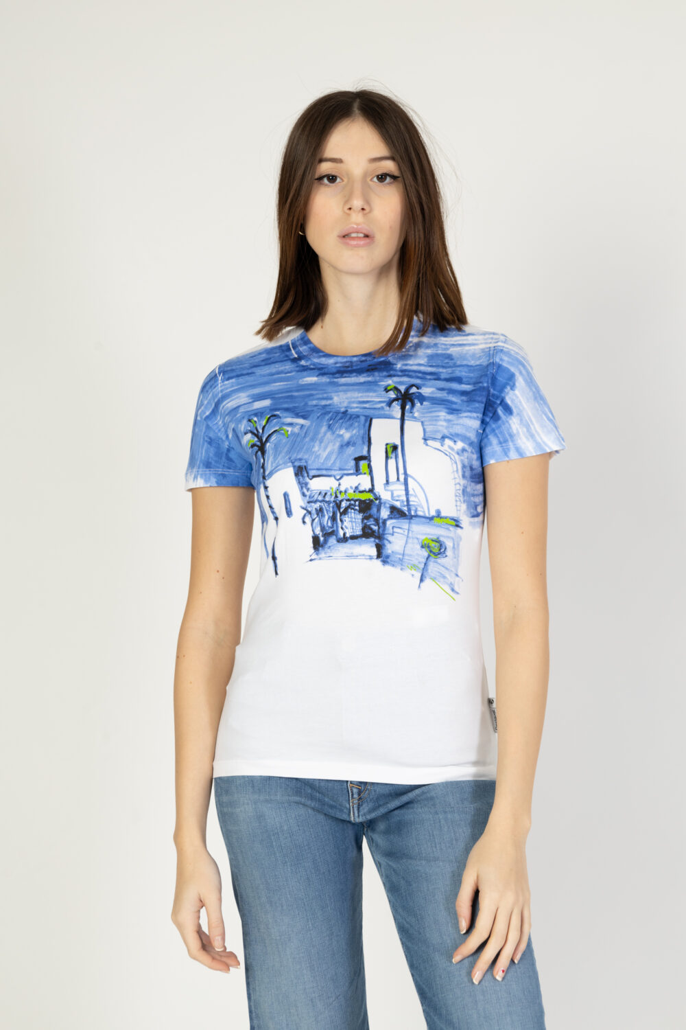 T-shirt Desigual FEZ Blu - Foto 1